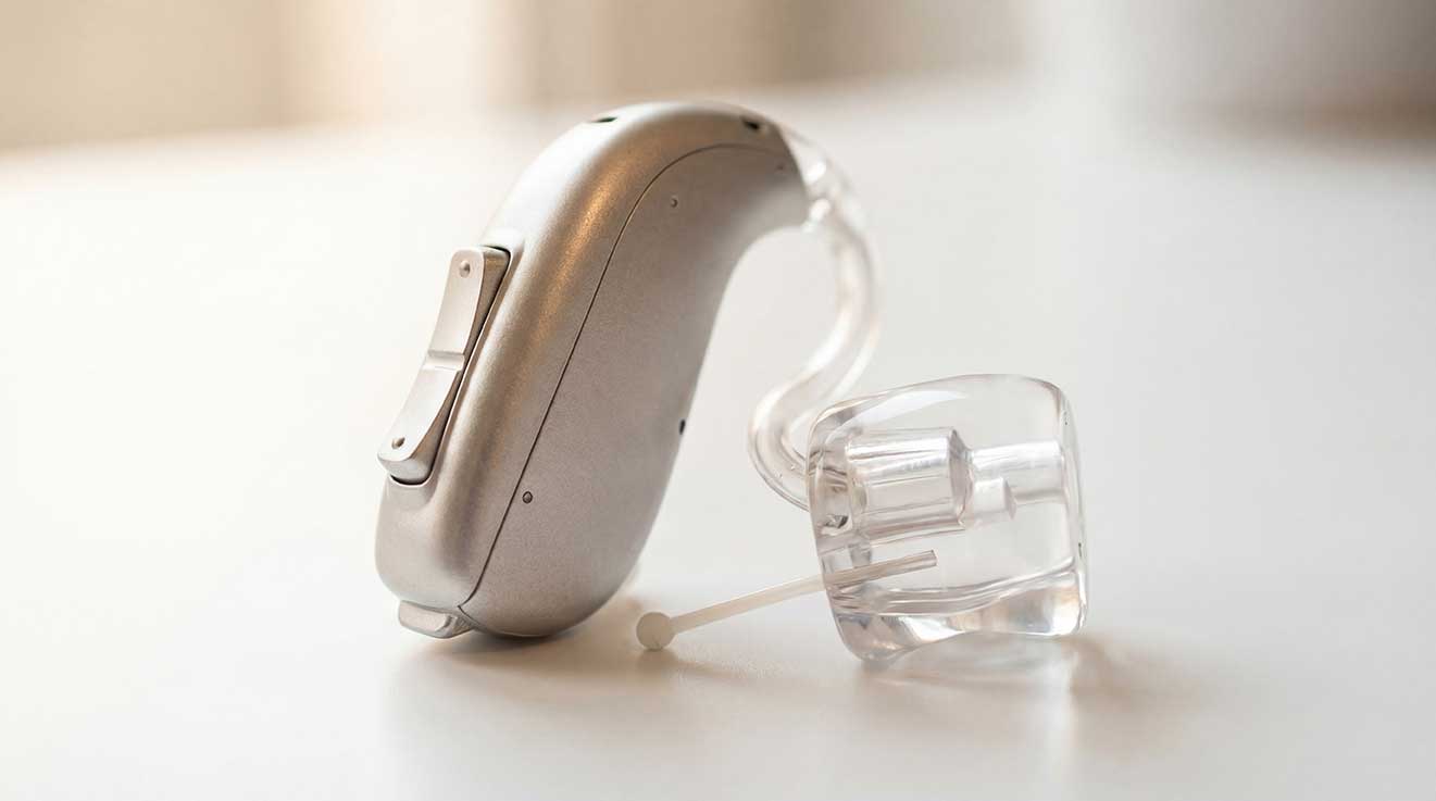 Apparecchio acustico con auricolare personalizzato